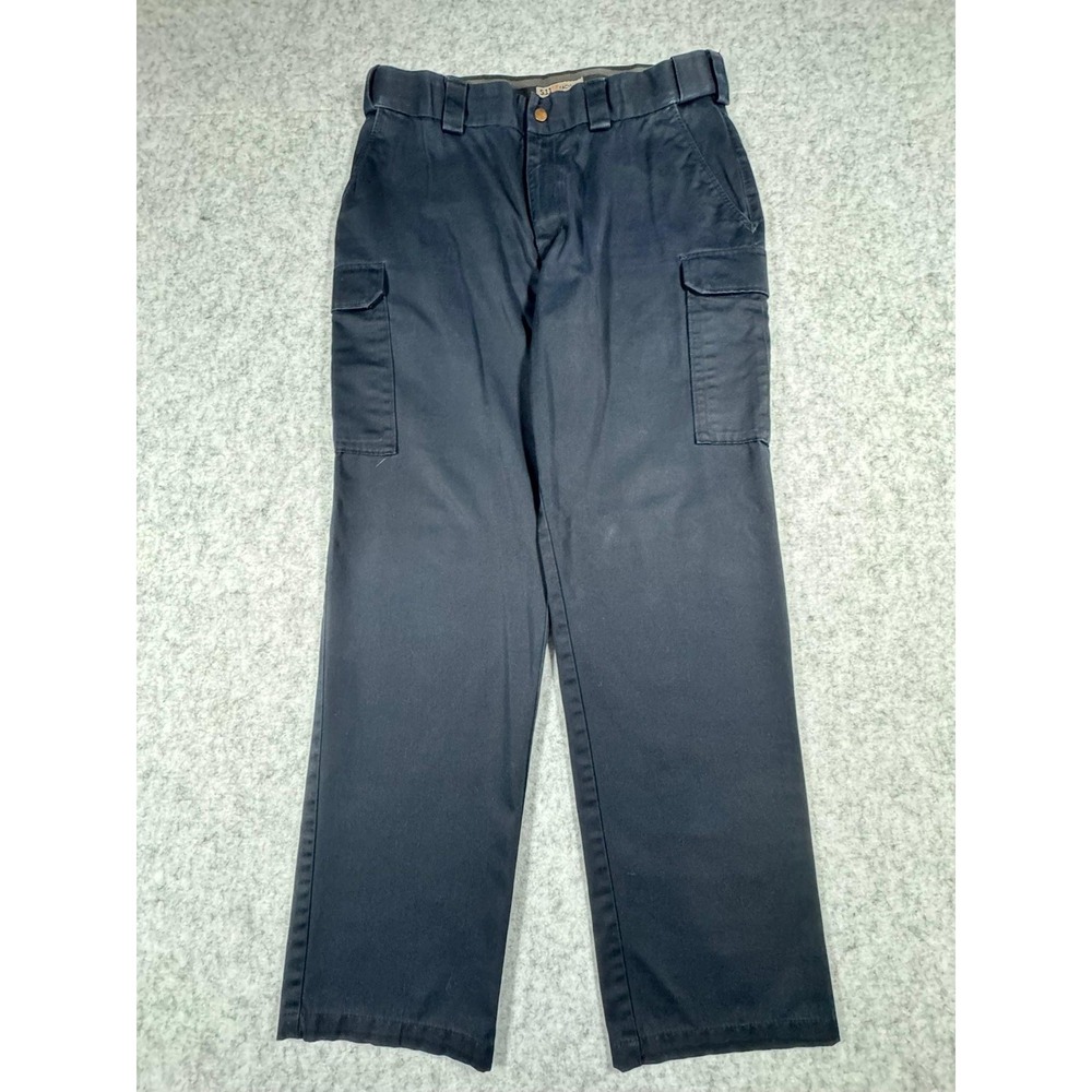 5.11 Tactical Pants Mens 34x30 Blue Tactical Series Cargo Canvas Workwear